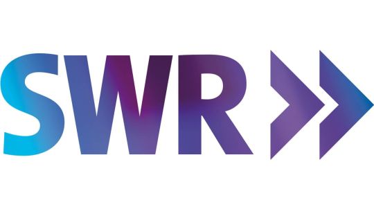 Logo SWR mit Farbverlauf blau zu lila