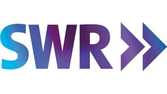 Logo SWR mit Farbverlauf blau zu lila